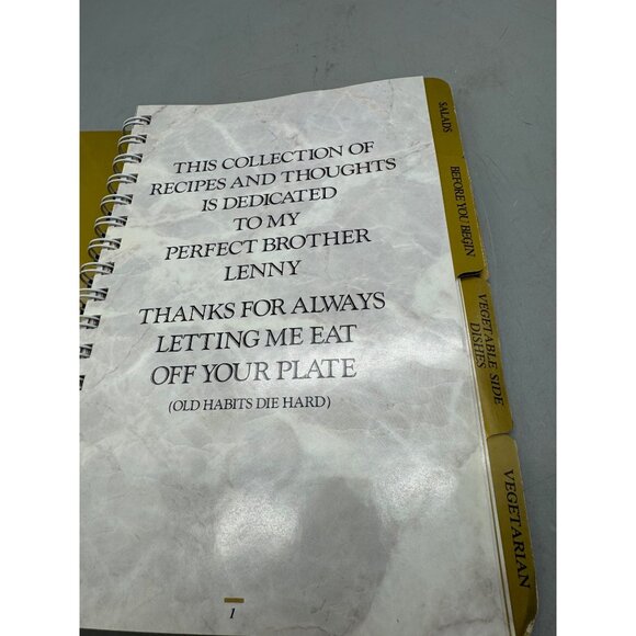 Robert Simmons Golden Edition Spiral-Bound Cookbook 1990 English paperback READ - Picture 2 of 5